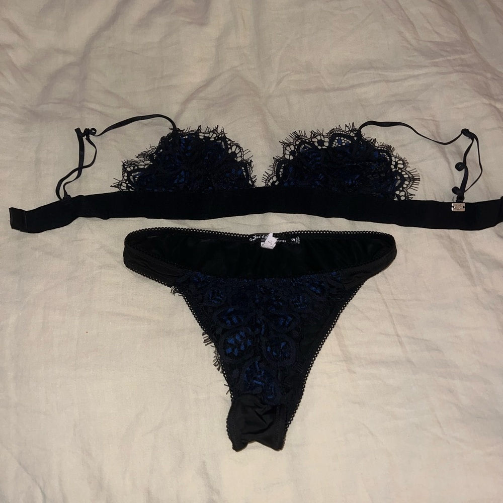 For Love & Lemons Matching Bra and Undies Set
